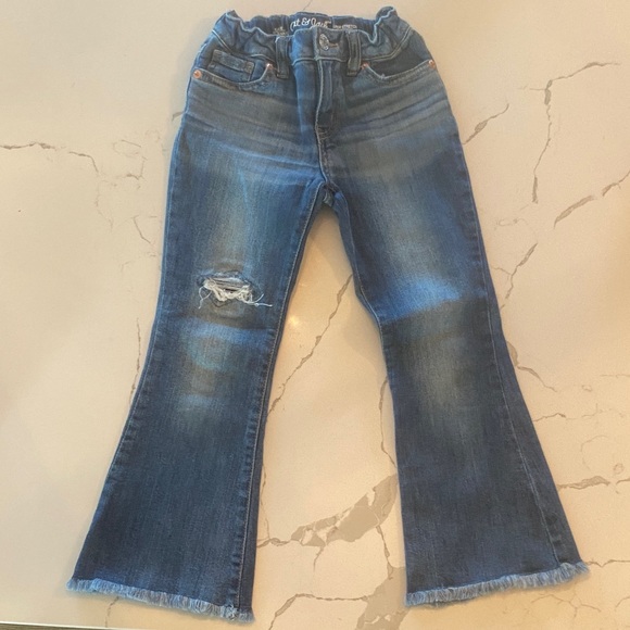 Women’s Blue Stretch Flare Jeans - Blue - Picture 2 of 8